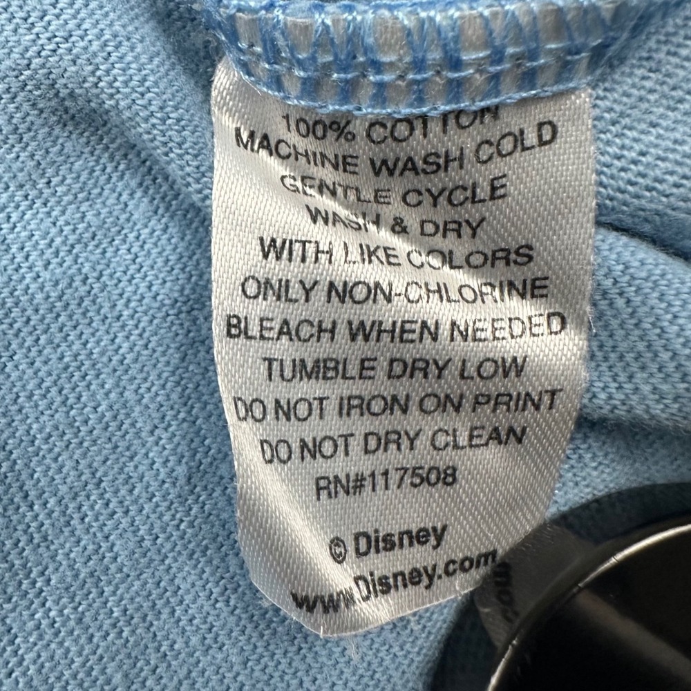 Vintage Junk Food Tees Disney Mickey Mouse Graphic T-Shirt Mens XL Light Blue - Picture 6 of 8